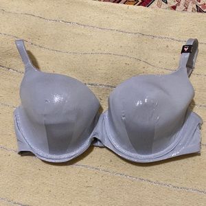 Silver sparkly 36DD bra
